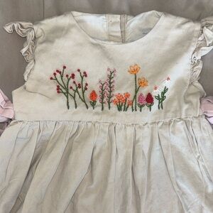 Purple Pearl Smocks Dress